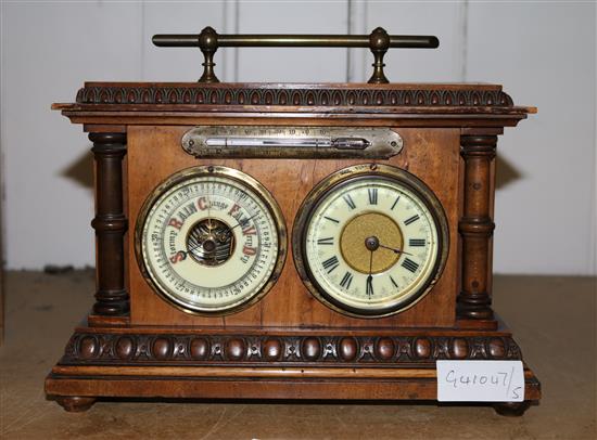 Clock/barometer/thermometer